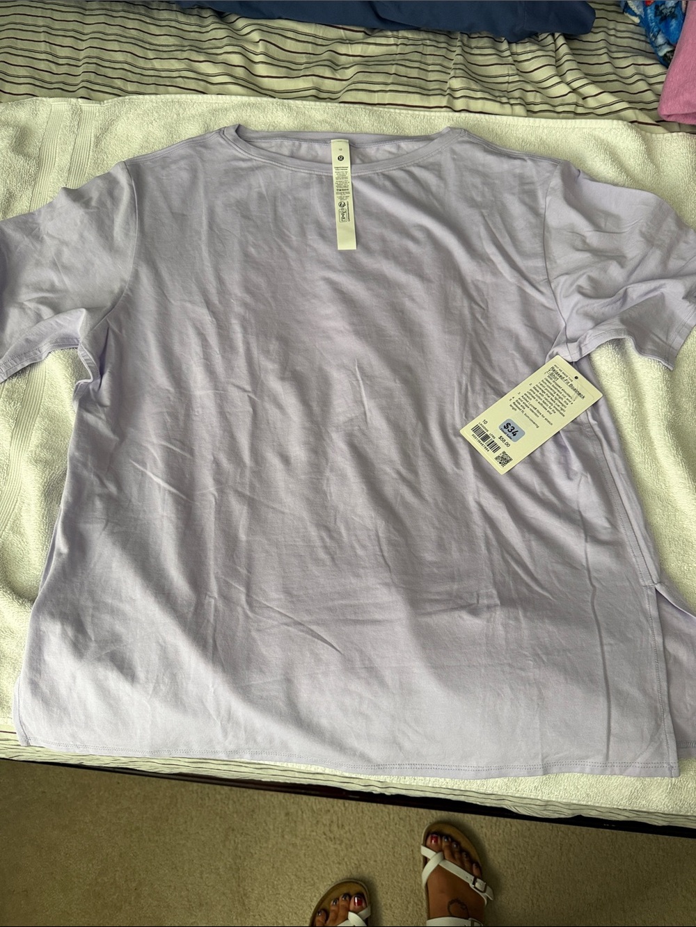 Lululemon relaxed fit boatneck t-shirt